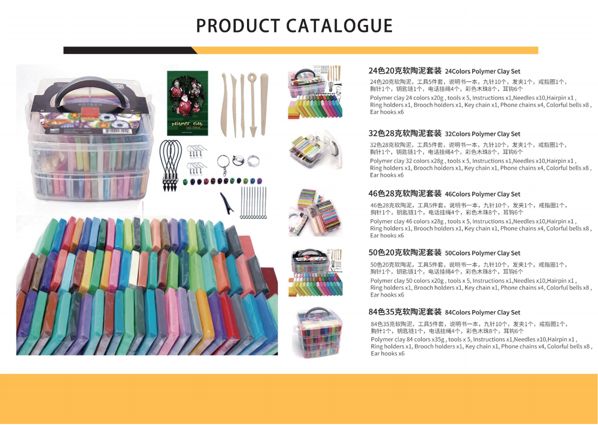 Mille polymer clay products